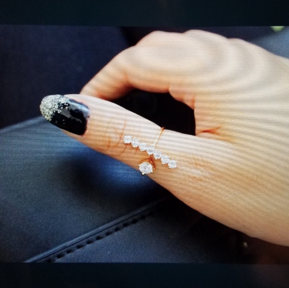 CZ Trendy Plated ring - Picture 3 of 6